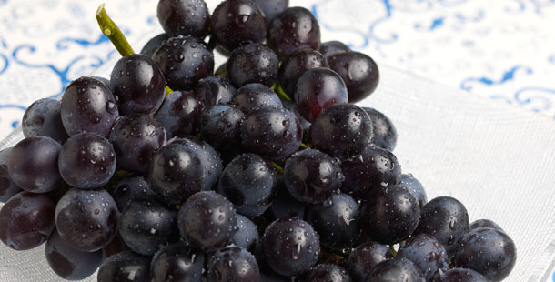 Sable Seedless Brand Black Grapes