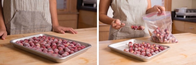 How to Freeze Grapes Step 3