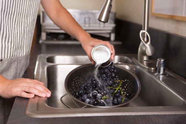 How To Wash Grapes Step 2